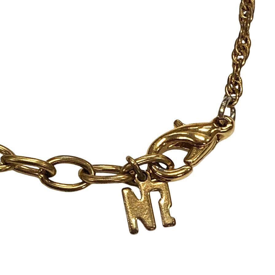 ニナリッチ ラインストーン ネックレス ゴールド レディース NINARICCI【AFI13】