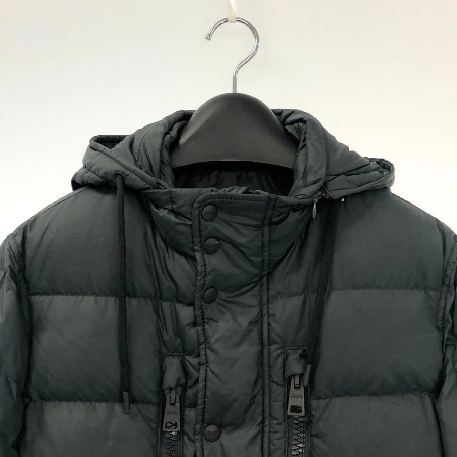 中古◆ヘルノ ダウンジャケット POLAR-TECH PI0034U メンズ サイズ46 グレー HERNO 【AFA2】