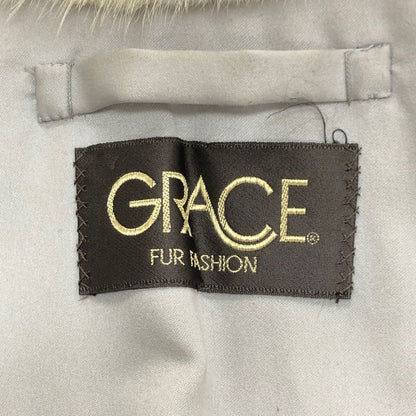 グレース ファー ファッション ハーフコート ミンク想定 ホワイト GRACE FUR FASHION【AFF24】