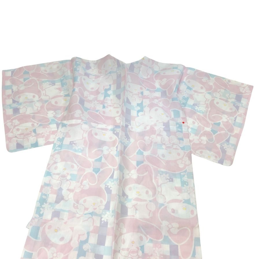 ふりふ 浴衣 サンリオ マイメロディ サイズL レディース ピンク系【AFB36】【中古】