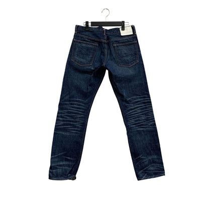 ロン ハーマン デニム パンツ シワ加工 USA製 セルビッジ 青耳 メンズ サイズ31 インディゴ Ron Herman Denim 【AFB45】