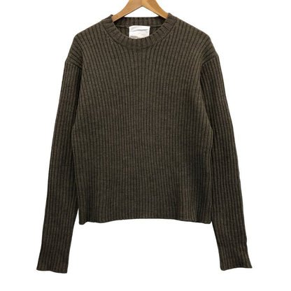 美品◆リパーパス ニット クルーネック ウール メンズ ベージュ サイズL RE-PURPOSE 【AFB15】