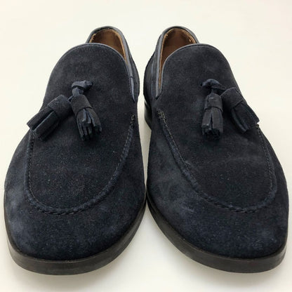 ロロピアーナ タッセルローファー CITY WALK スエード ネイビー サイズ39  Loro Piana 約24.0cm【AFD15-2】