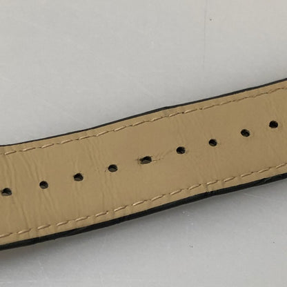 カルティエ 純正腕時計用ベルト レザー クロコ グレー  18mm Cartier【AFI14】【中古】