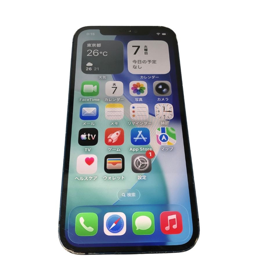 アップル アイフォン12 128GB ブルー SIMフリー Apple iPhone12【AFI16】【中古】