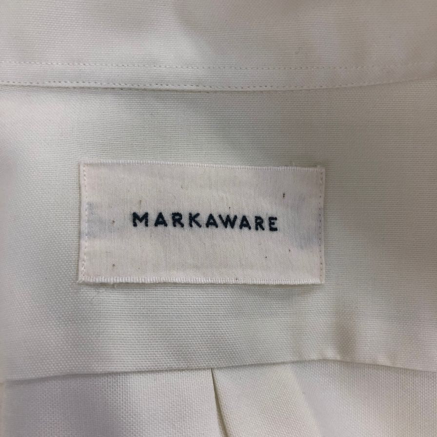 中古◆マーカウェア シャツ  ベージュ サイズ2 メンズ MARKAWEAR 【AFA18】
