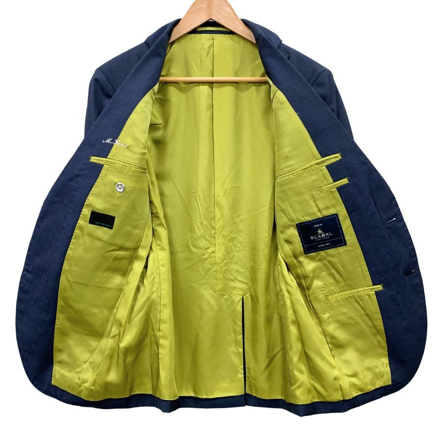 スキャバル スーツセット 2Bジャケット センターベント ネイビー メンズ サイズ表記なし SCABAL【AFB27】
