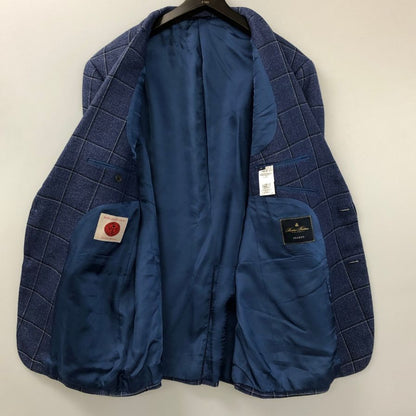 美品◆ブルックス ブラザーズ テーラードジャケット シングル 2B ブルー チェック柄 REGENT サイズ44 メンズ Brooks Brothers 【AFA21】