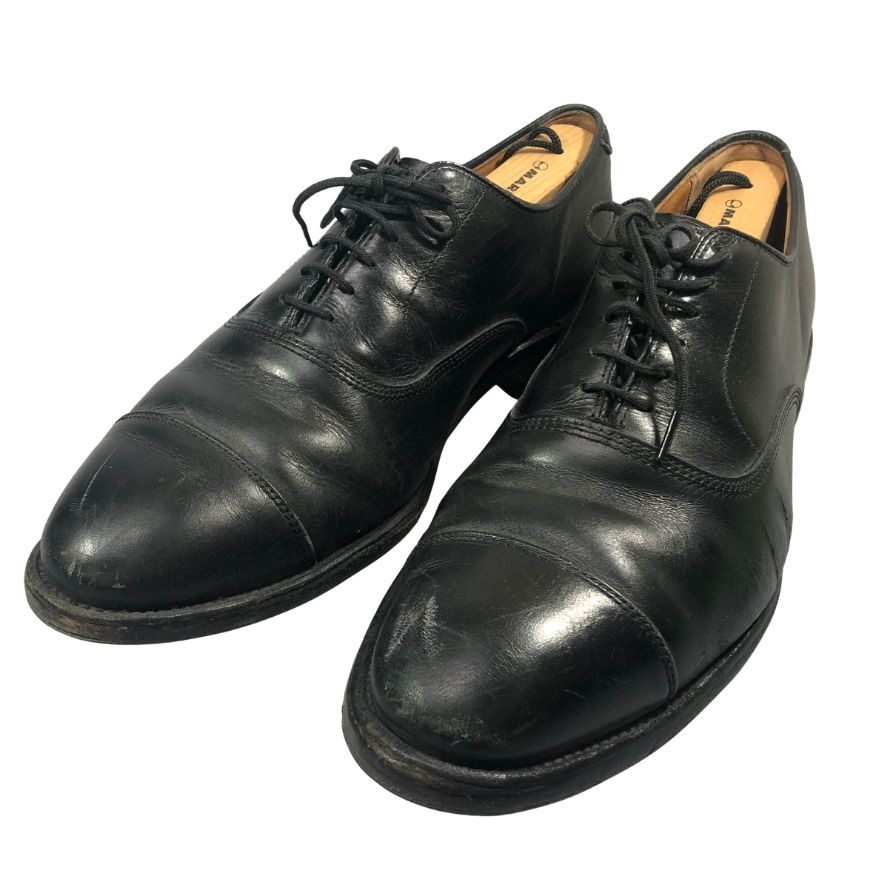 アレンエドモンズ レザーシューズ ストレートチップ カーフ レザー ブラック UK8.5 Allen Edmonds 約27.5cm【AFD4】
