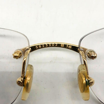 カルティエ アイウェア リムレス シグネチャー C ドゥ ゴールド金具 135 レディース Cartier【AFI13】