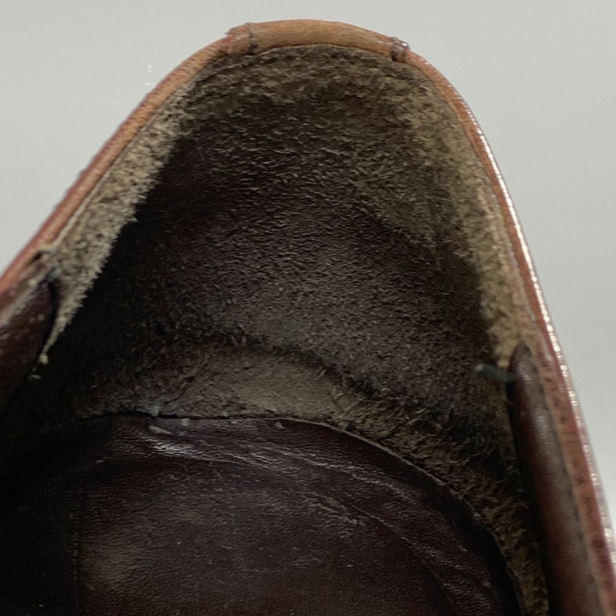 バーウィック 3587 ダブルモンクシューズ ブラウン メンズ サイズ41 Berwick1707  約26.0cm【LA】【中古】