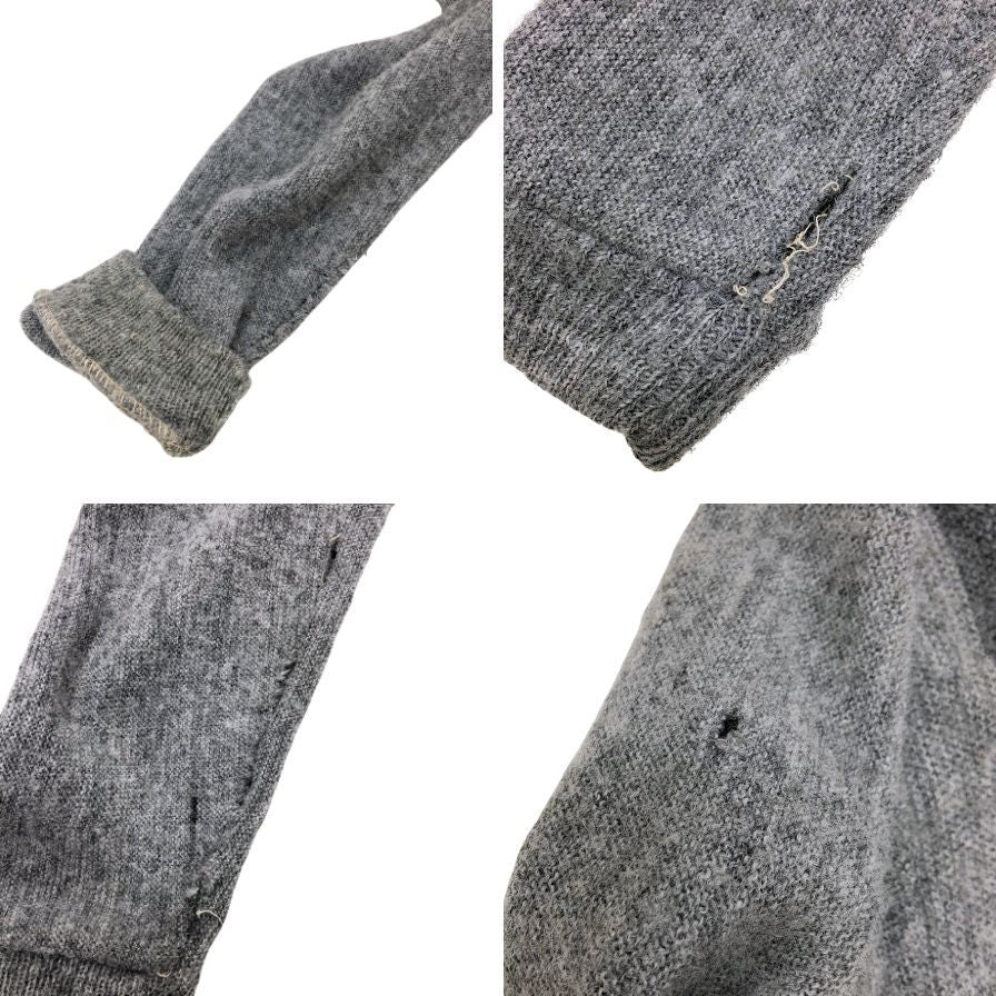 中古◆タウンクラフト 50S-60S カーディガン グレー メンズ アクリル サイズM towncraft 【AFB45】