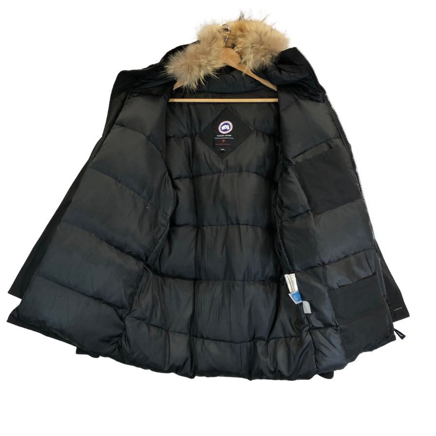 美品◆カナダグース ダウンジャケット ブラック サイズM シャトーパーカー CANADA GOOSE 【AFA1】