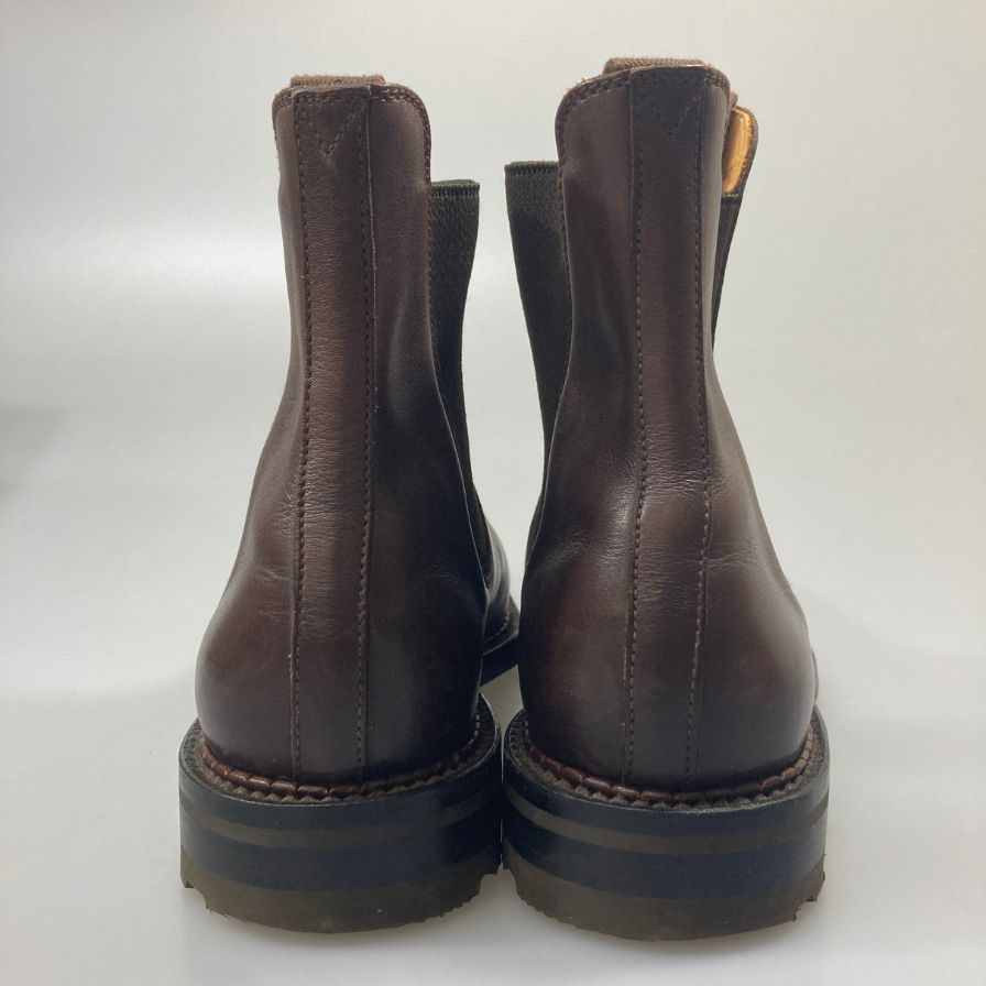 ジェイエムウエストン  サイド ゴア ブーツ チェルシー メンズ  ブラウン サイズ 8ハーフ 610  J.M.Weston ブーツ 約27.0cm【LA】【中古】