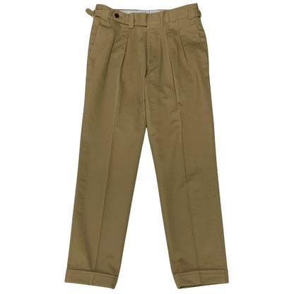 イガラシトラウザーズ ビームスF別注 ツ-インプリーツ コットンパンツ カーキ サイズ44 メンズ 五十嵐 IGARASHI TROUSERS BEAMS 【AFB30】