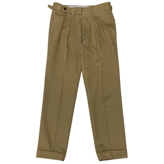 イガラシトラウザーズ ビームスF別注 ツ-インプリーツ コットンパンツ カーキ サイズ44 メンズ 五十嵐 IGARASHI TROUSERS BEAMS 【AFB30】