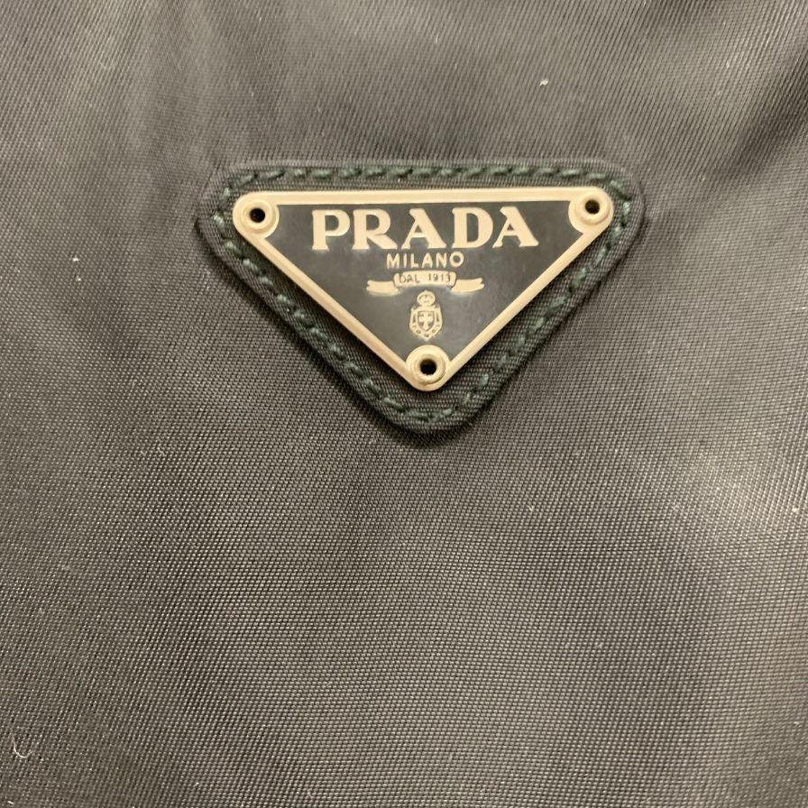 中古◆プラダ トートバッグ テスートナイロン ブラック PRADA【AFE8】