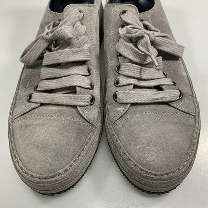 アン ドゥムルメステール スニーカー スエード メンズ サイズ42 グレー系 Ann Demeulem eester 約27.0cm【AFC36】