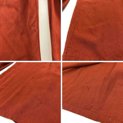 中古◆ピルグリム 50-60S ロングスリーブシャツ ブラウン系 メンズ サイズ14.5 Pilgrim 【AFB5】