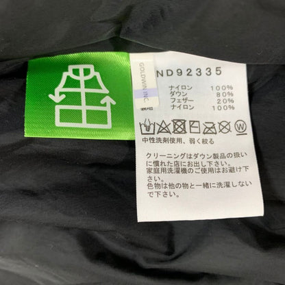 極美品◆ザ ノースフェイス ダウンジャケット ヌプシ ND92335 サイズXL メンズ ブラック THE NORTH FACE 【AFA6】