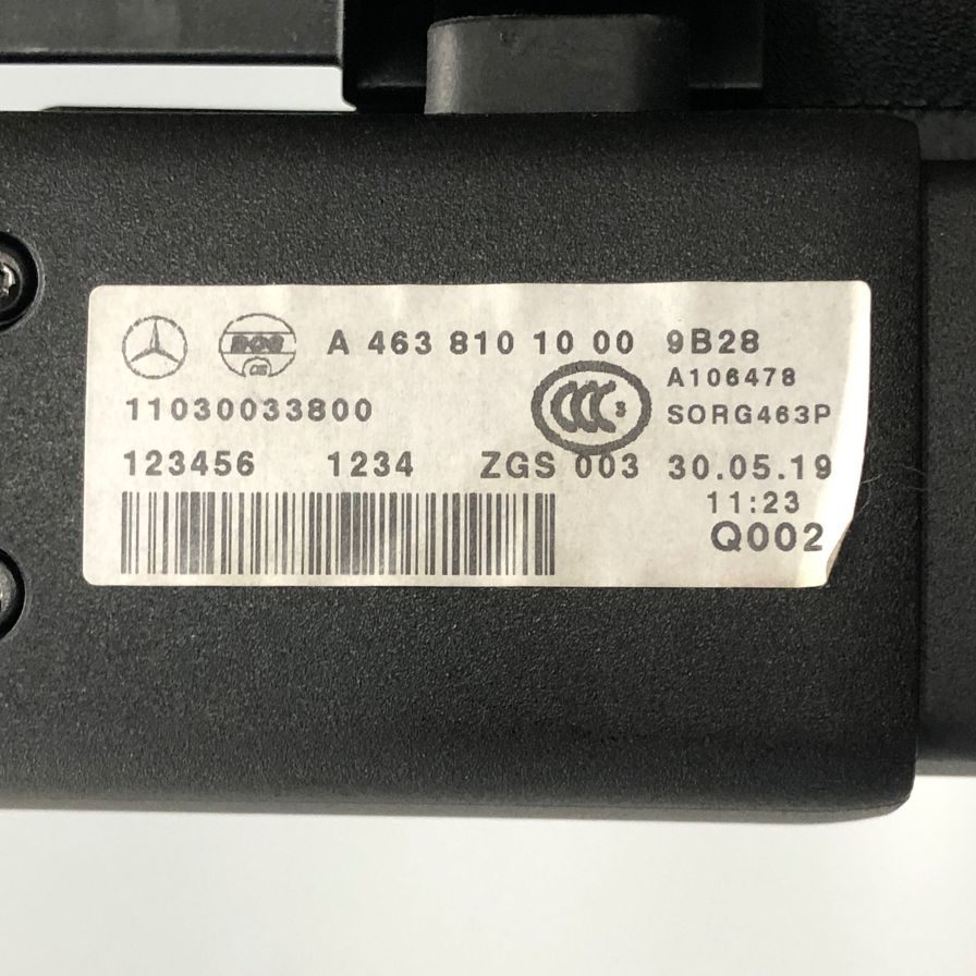 ベンツ トノカバー W463a ブラック Mercedes Benz【AFE13】【中古】