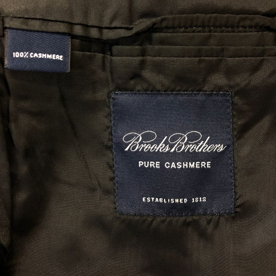 中古◆ブルックスブラザーズ カシミア100％ ジャケット USA製 メンズ サイズ41 Brooks Brothers 【AFA18】