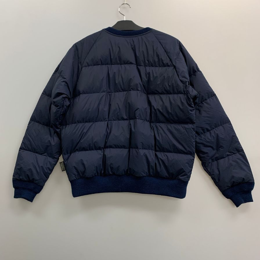 美品◆ロッキーマウンテン フェザーベッド ビームス別注 ダウンプルオーバー ネイビー メンズ サイズ40 Rocky Mountain FeatherBed BEAMS 【AFA1】