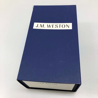 ジェイエムウエストン レザーシューズ ゴルフ 641 Uチップ グレインレザー サイズ7E ブラウン J.M. WESTON ビジネスシューズ 約25.5cm【LA】【中古】