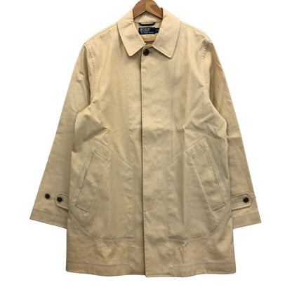 中古◆ポロラルフローレン バルカラーコート 90年代 オールド ベージュ メンズ サイズM Polo Ralph Lauren 【AFA15】