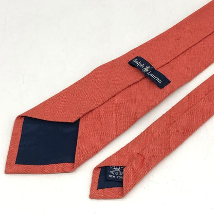 ポロ ラルフローレン ネクタイ 刺繍 オレンジ POLO RALPH LAUREN【AFI17】