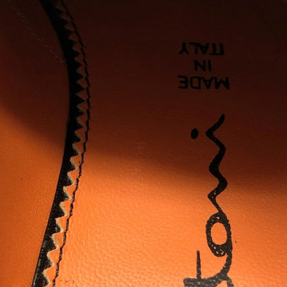 サントーニ レザーシューズ 16407 サイドレース レザー サイズ6.5 ブラック メンズ Santoni 約25.5cm【AFD15】