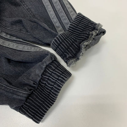 極美品◆アディダス デニムジャケット KV8344 サイズM ブラック メンズ adidas 【AFB34】