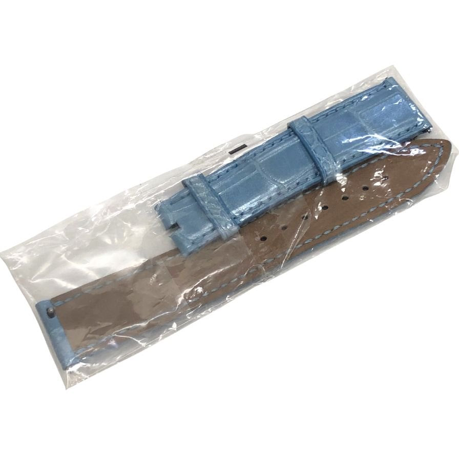 フランクミュラー ベルト 5850 クロコ メンズ 水色系 FRANCK MULLER【AFI16】