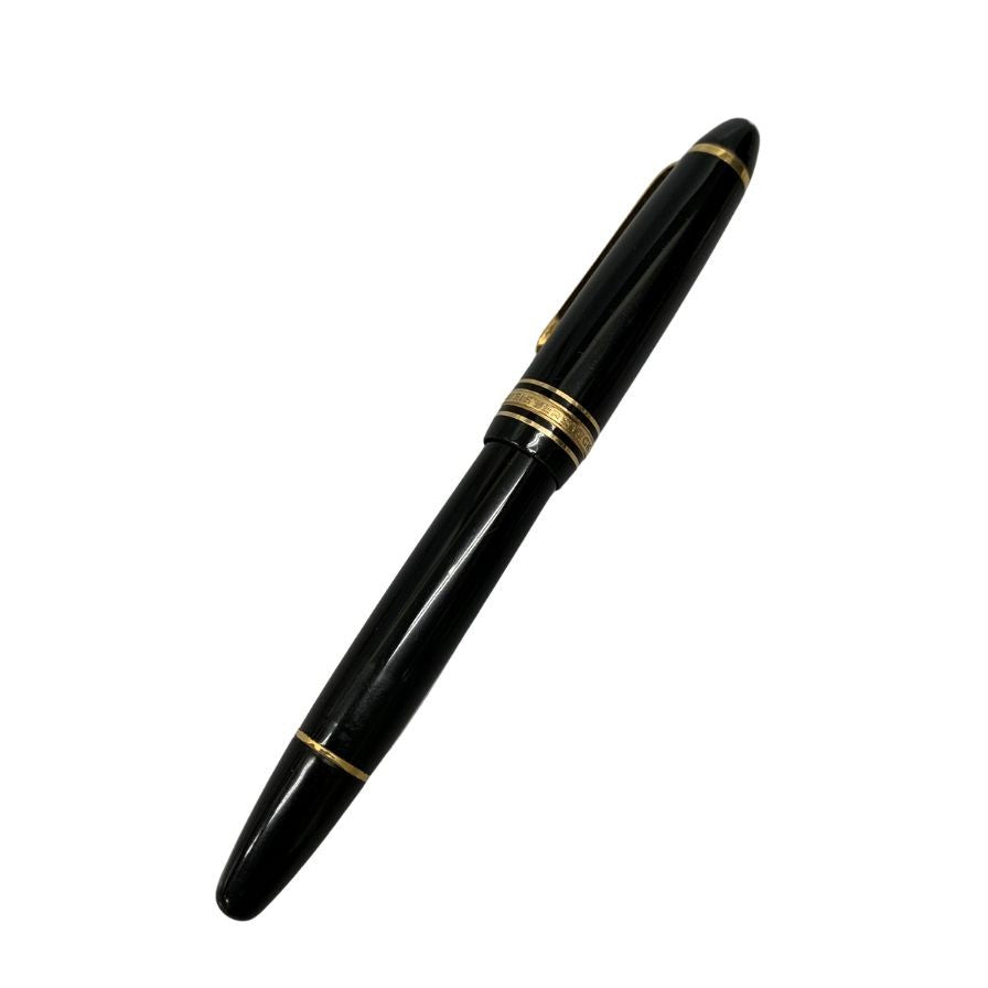 中古◆モンブラン 万年筆 マイスターシュテュック 4810 No.146 ペン先14C 585 ブラック×ゴールド MONTBLANC【AFI8】