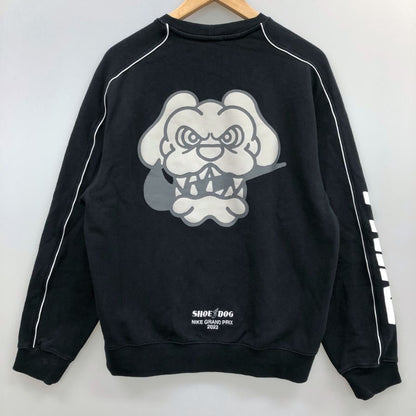 中古◆ナイキ スウェット トレンドコレクション SHOE DOG バックプリント ブラック メンズ サイズS NIKE 【AFB24】