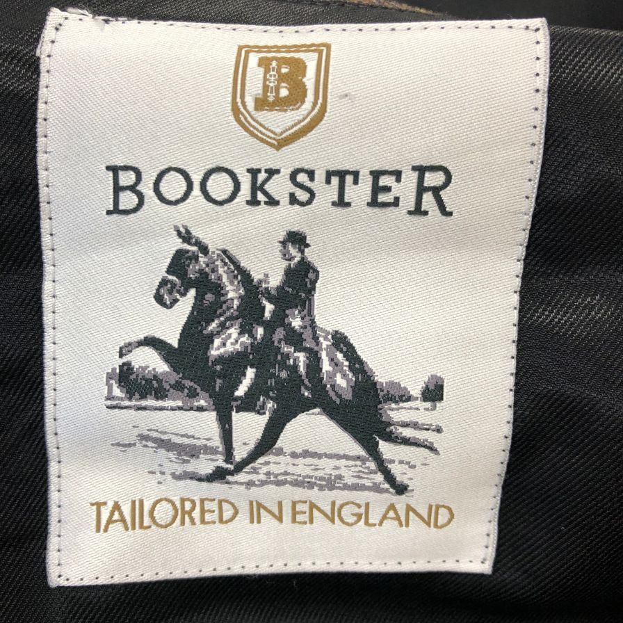 極美品◆ブークスター ビスポーク チェスターコート ウール 品質タグサイスタグなし ブラウン M相当 BOOKSTER 【AFA13】