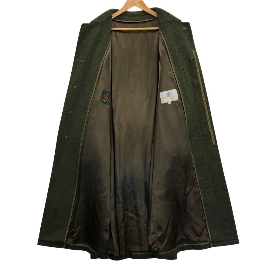 極美品◆アクアスキュータム ローデンコート ウール オリーブ  サイズ36 メンズ Aquascutum 【AFA4】