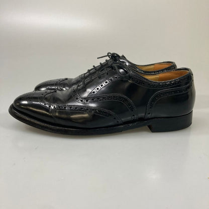 ジョンストン＆マーフィー レザーシューズ フルブローグ ウィングチップ ブラック メンズ サイズ11  Johnston&Murphy 約29.0cm【AFC3】