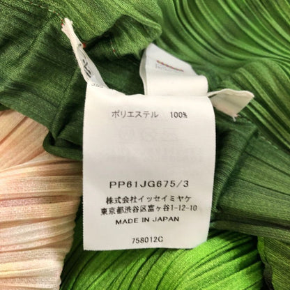 プリーツプリーズ イッセイミヤケ スカート ポリエステル 総柄 サイズ3 PP61JG675 PLEATS PLEASE【AFB4】