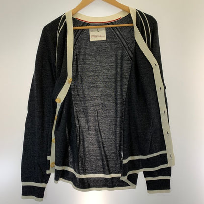 美品◆バナナリパブリック ヘリテージ コレクション カーディガン メンズ ブラック系 サイズL BANANA REPUBLIC heritage collection 【AFB16】