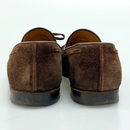 クロケット&ジョーンズ ローファー タッセルローファー ヘイリング スエード ダークブラウン サイズ7.5 CROCKETT&JONES  HAYLING 約26.0cm【AFC41】
