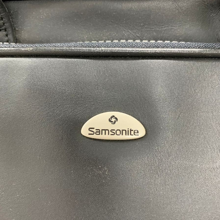 中古◆サムソナイト ビジネスバッグ オールレザー ブラック メンズ Samsonite【AFE11】