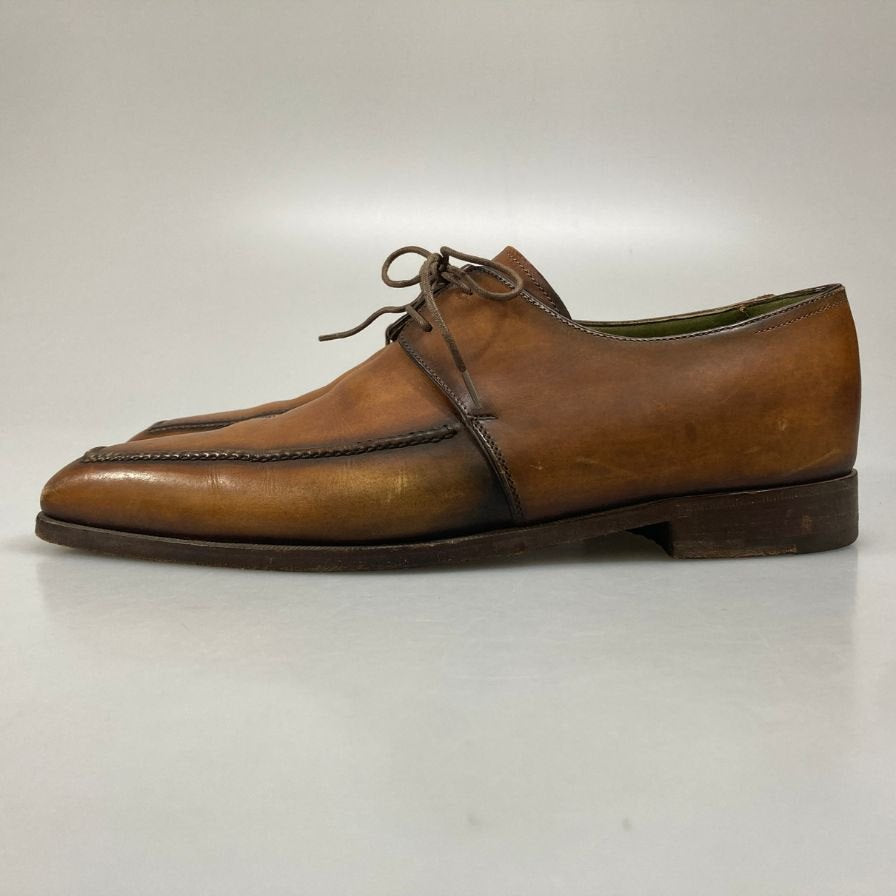 ベルルッティ レザーシューズ スクエアトゥ メンズ サイズ6相当 ブラウン系 BERLUTI ビジネスシューズ 約25.0cm【LA】【中古】