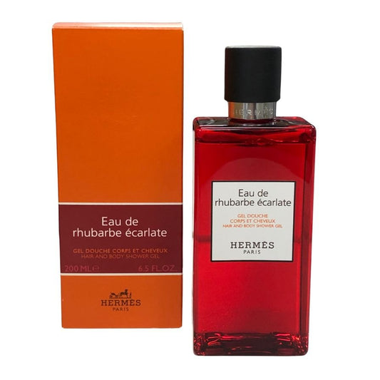 エルメス 香水 オードゥ ルバーブ エカルラット ヘア＆ボディ シャワージェル 200ml HERMES【AFB54】【中古】