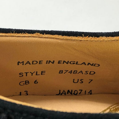 マーク マクナイリー ウィングチップ スウェード ネイビー サイズ 6 メンズ MARK MCNAIRY 約25.0cm【AFD14】