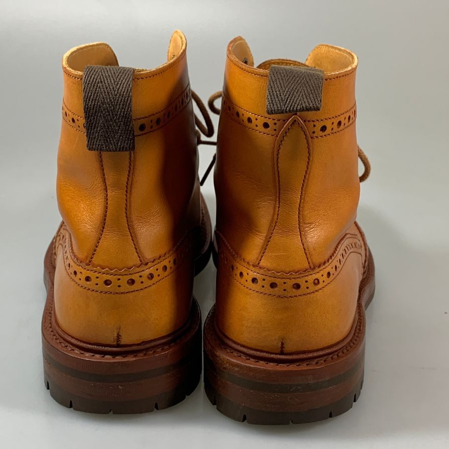 トリッカーズ M2508 カントリーブーツ カーフ メンズ エイコンアンティーク サイズUK9.5 Tricker's 約28.0cm【AFC31】