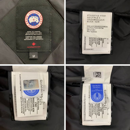 極美品◆カナダグース ダウンベスト 4154M JPタグ ブラック レディース サイズS/P CANADA GOOSE 【AFA3】