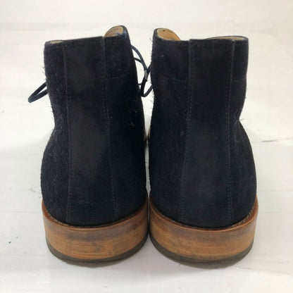 ポールスミス チャッカブーツ スエード プレーントゥ ダークネイビー メンズ UK6 Paul smith 約24.5cm【AFD9-2】