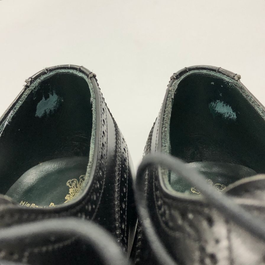 トリッカーズ レザーシューズ フルブローグ 内羽根 メンズ サイズ不明 ブラック TRICKER'S ビジネスシューズ 約cm【LA】【中古】