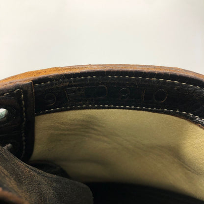 ホワイツブーツ ワークブーツ レースアップ レザー 0910 ブラック メンズ サイズ9E WHITE`S BOOTS 約27.0cm【AFC46】